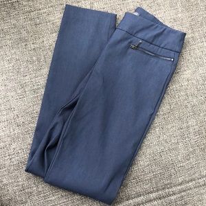 Navy Van Heusen Super stretch pull on pants